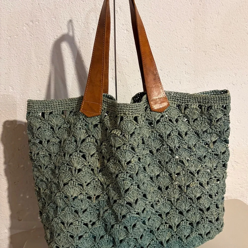 Mar Y Sol Green Tote Beach - Picture 4 of 10